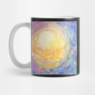 Abstract vivid oil Mug